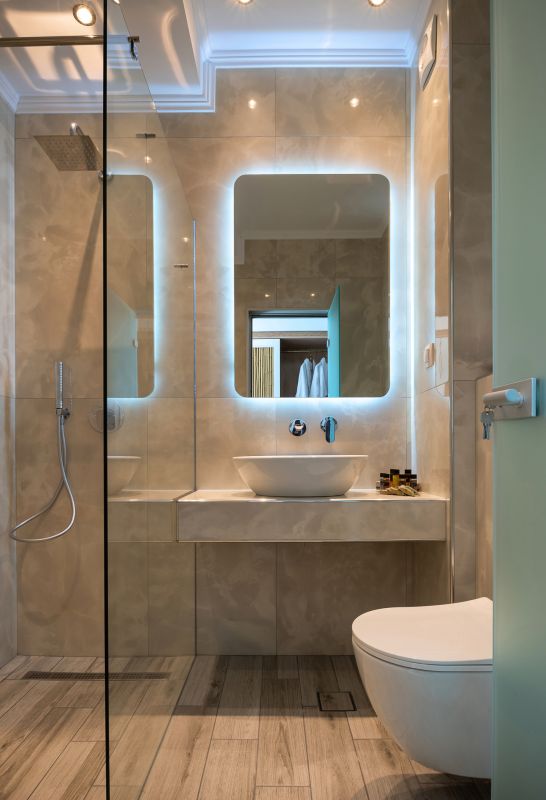 Backlit Mirrors and LED Accents